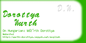 dorottya wurth business card